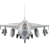 Lockheed F-16AM Fighting Falcon Fighter Aircraft "UA24-3596, Pylon Integrated Dispenser System Plus" (2024) Ukrainian Air Force "Air Power Series" 1/72 Diecast Model by Hobby Master