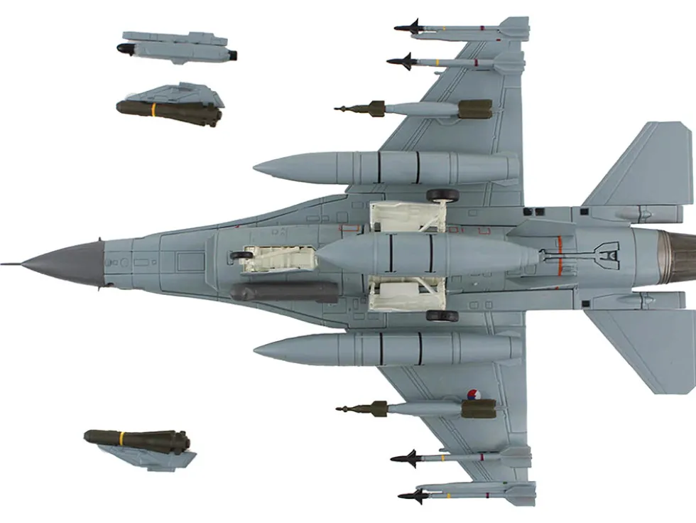 Lockheed F-16AM Fighting Falcon Fighter Aircraft "313 Squadron, Afghanistan" (2008) Royal Netherlands Air Force (RNLAF) "Air Power Series" 1/72 Diecast Model by Hobby Master