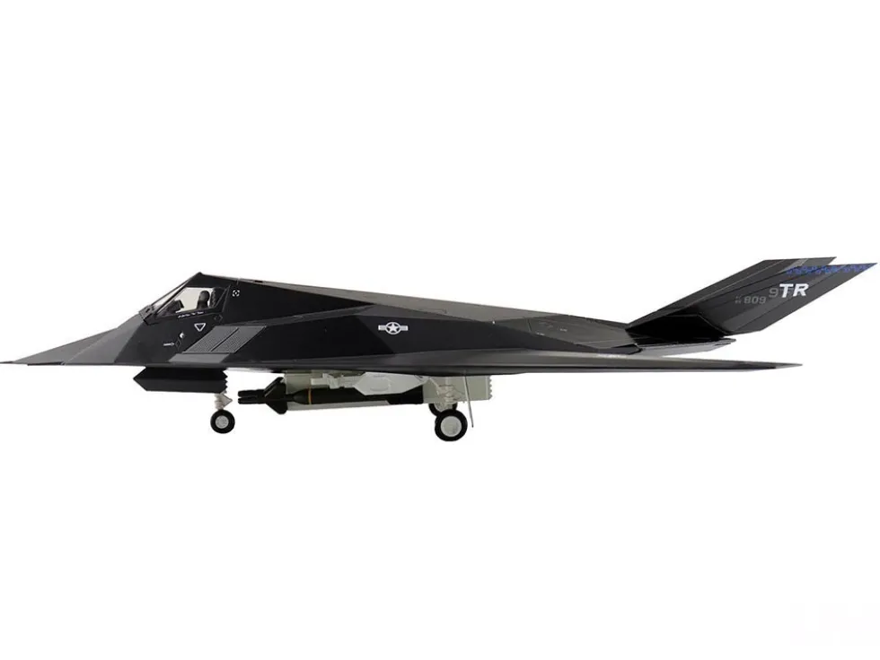 Lockheed F-117A Nighthawk Stealth Aircraft "84-0809" (2022) United States Air Force "Air Power Series" 1/72 Diecast Model by Hobby Master