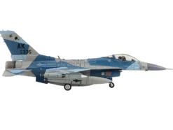 Lockheed F-16C Fighting Falcon Fighter Aircraft "86-0335, Blue Splinter, 354th Wing, 18th AGRS, Eielson AFB" (2018) United States Air Force "Air Power Series" 1/72 Diecast Model by Hobby Master