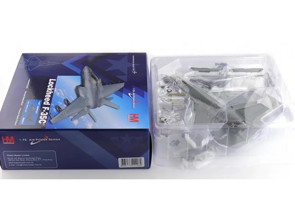 Lockheed F-35C Lightning II Aircraft "VMFA-251" (2024) United States Marine Corps "Air Power Series" 1/72 Diecast Model by Hobby Master