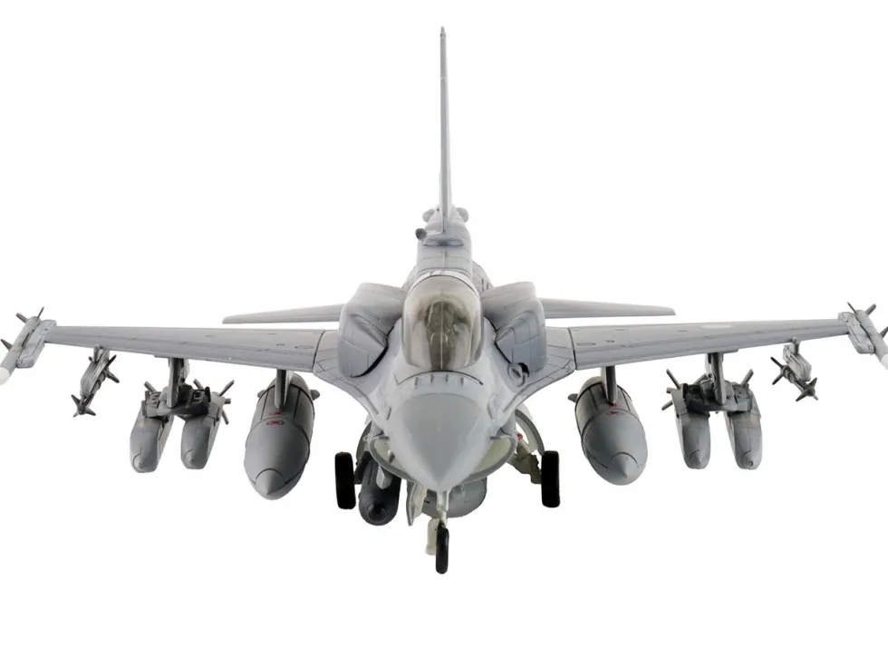 Lockheed F-16D Fighting Falcon Fighter Aircraft "6831, Block 70" (2025) Republic of China Air Force "Air Power Series" 1/72 Diecast Model by Hobby Master
