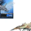 Lockheed F-16D Fighting Falcon Fighter Aircraft "628, Barak, 105 Squadron, The Scorpion" Israeli Air Force "Air Power Series" 1/72 Diecast Model by Hobby Master