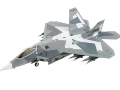 Lockheed F-22 Raptor Stealth Aircraft "Splinter Camouflage" United States Air Force "Air Power Series" 1/72 Diecast Model by Hobby Master