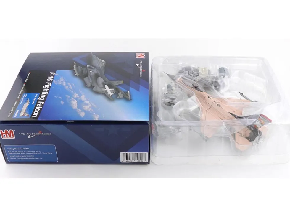 Lockheed F-16V Fighting Falcon Fighter Aircraft "93-0814, Play to Win, 21st Sqn., Luke AFB" (2025) United States Air Force "Air Power Series" 1/72 Diecast Model by Hobby Master
