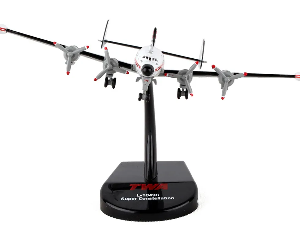 Lockheed L 1049G Super Constellation Commercial Aircraft Trans World Airlines TWA 1/300 Diecast Model Airplane Postage Stamp PS5806-1