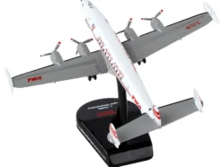 Lockheed L 1049G Super Constellation Commercial Aircraft Trans World Airlines TWA 1/300 Diecast Model Airplane Postage Stamp PS5806-1