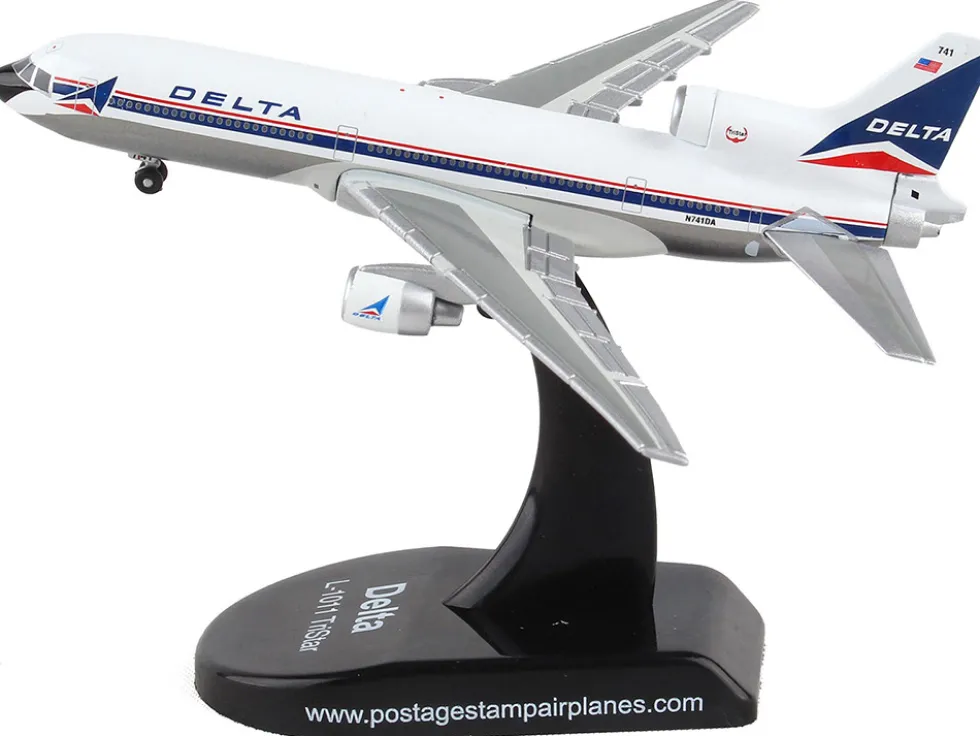 Lockheed L 1011 TriStar Commercial Aircraft Delta Airlines 1/500 Diecast Model Airplane by Postage Stamp PS5813-2