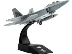 Lockheed Martin F-22A Raptor Stealth Aircraft "27th Figher Squadron, 1st Operations Group, Langley AFB" (2005) United States Air Force 1/100 Diecast Model Airplane