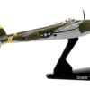 Lockheed P 38J Lightning Fighter Aircraft 23 Skidoo United States Air Force 1/115 Diecast Model Airplane Postage Stamp PS5362-4