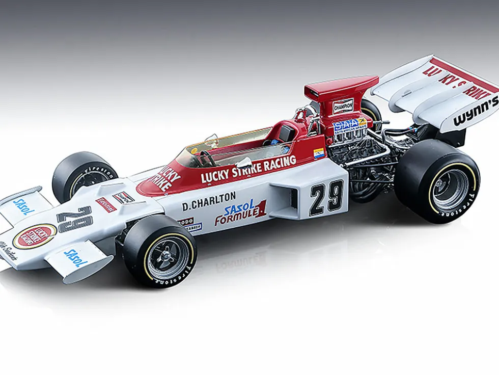 Lotus 72 #29 Dave Charlton Lucky Strike Racing Formula One F1 British GP 1972 Limited Edition 105 pieces Worldwide 1/18 Model Car Tecnomodel TM18-257C
