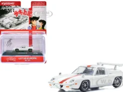 Lotus Europa RHD (Right Hand Drive) White with Red Stripe 