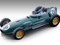 Lotus 16 #28 Graham Hill Formula One F1 British GP 1959 with Driver Figure Mythos Series Limited Edition to 70 pieces Worldwide 1/18 Model Car Tecnomodel TMD18-123C