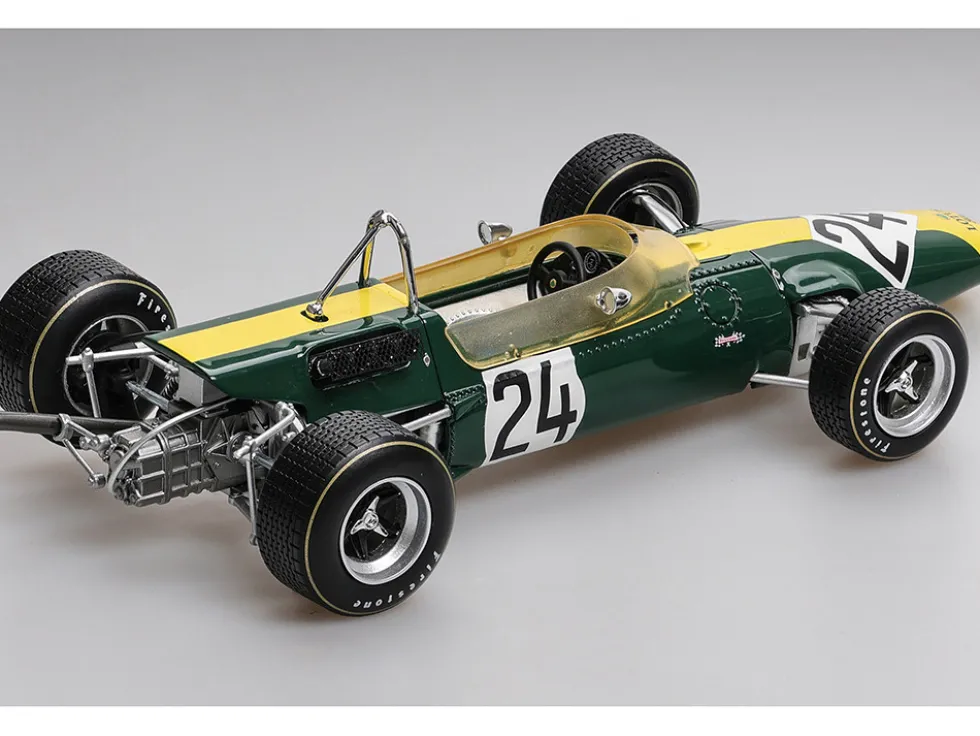 Lotus 48 #24 Jackie Oliver Formula One F1 "German GP" (1967) "Mythos Series" Limited Edition to 40 pieces Worldwide 1/18 Model Car by Tecnomodel