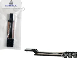 Low Boy Flatbed Trailer Black 1/87 (HO) Plastic Model Car by HO Logistics