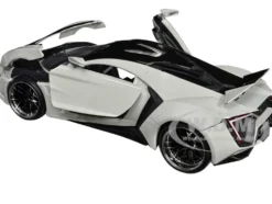 Lykan Hypersport Gray and Black Hyper-Spec Series 1/24 Diecast Model Car Jada 32947