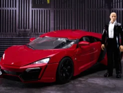 Lykan Hypersport Red Lights Dom Figurine Fast & Furious Movie 1/18 Diecast Model Car Jada 31140