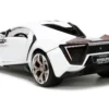 Lykan Hypersport White with Bronze Metallic Rear Spoiler HKS Hyper-Spec Series 1/24 Diecast Model Car Jada JA34030