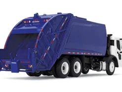 Mack LR with McNeilus Rear Load Refuse Body Blue and White 1/87 Diecast Model First Gear 80-0352