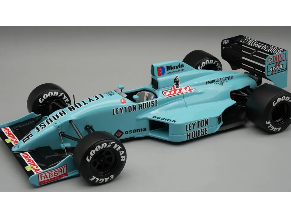 March 881 #16 Ivan Capelli Formula One F1 "German GP" (1988) "Mythos Series" with Display Case Limited Edition to 50 pieces Worldwide 1/18 Model Car by Tecnomodel