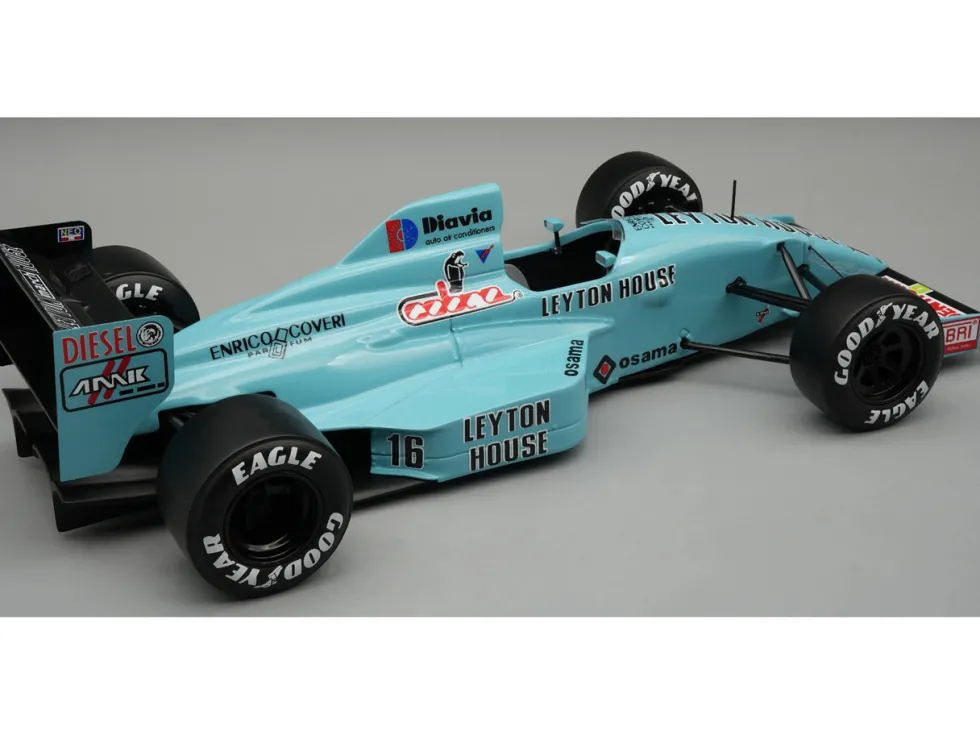 March 881 #16 Ivan Capelli Formula One F1 "German GP" (1988) "Mythos Series" with Display Case Limited Edition to 50 pieces Worldwide 1/18 Model Car by Tecnomodel