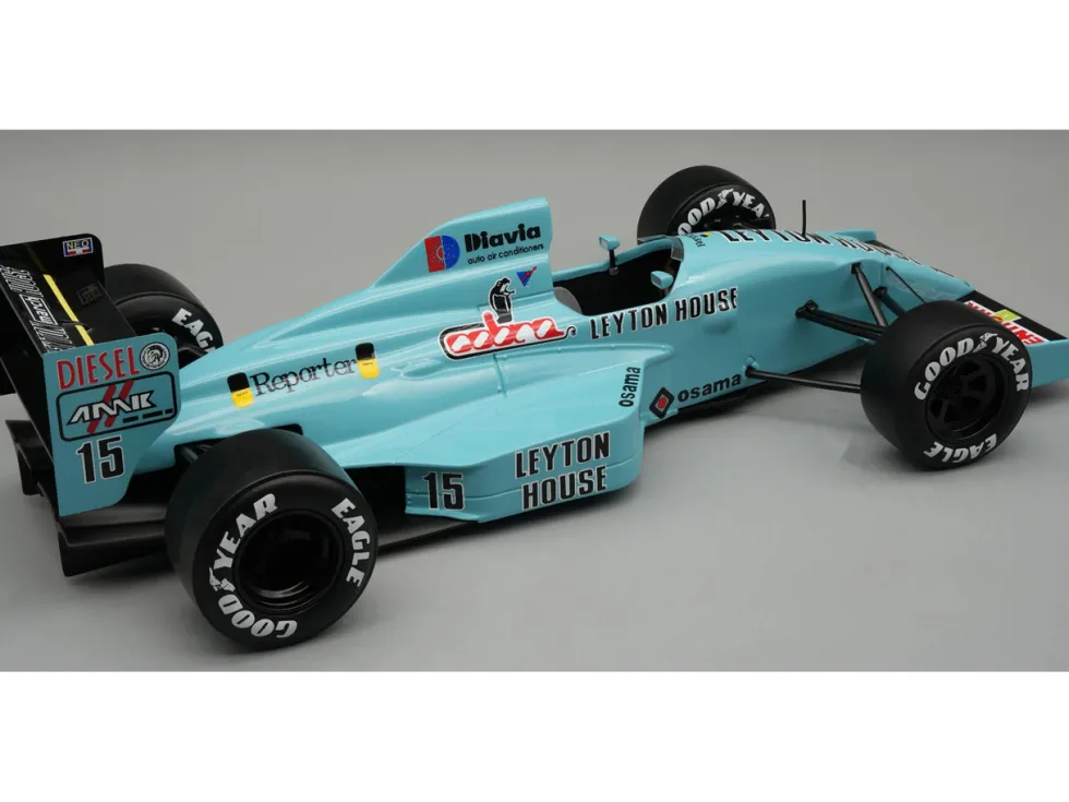 March 881 #15 Mauricio Gugelmin Formula One F1 "Italian GP" (1988) "Mythos Series" with Display Case Limited Edition to 50 pieces Worldwide 1/18 Model Car by Tecnomodel