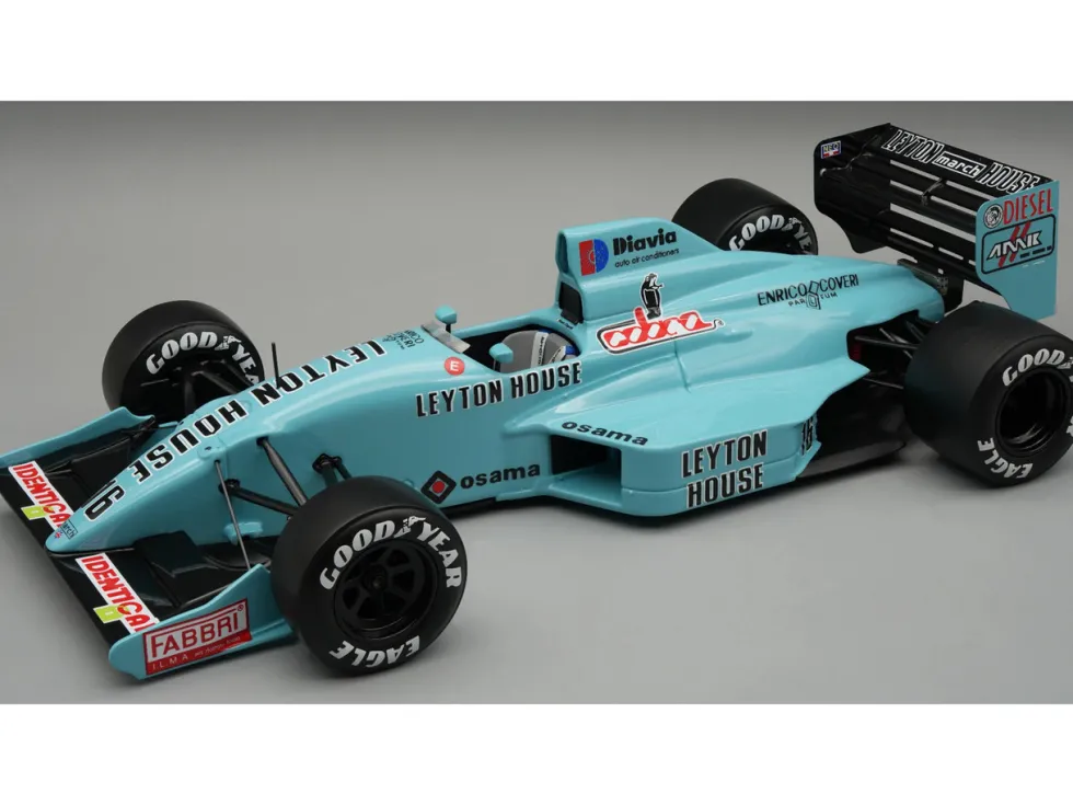 March 881 #15 Mauricio Gugelmin Formula One F1 "Italian GP" (1988) "Mythos Series" with Display Case Limited Edition to 50 pieces Worldwide 1/18 Model Car by Tecnomodel