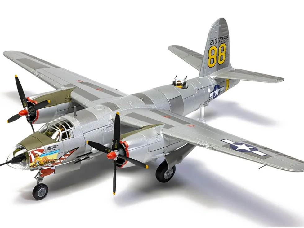 Martin B-26C-45-MO Marauder Aircraft "42-107752, Miss Arkansas, 444th BS, 320th BG, 12th Air Force" (1944) United States Army Air Forces "The Aviation Archive" Series 1/72 Diecast Model by Corgi