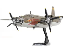 Martin B 26 Marauder Bomber Aircraft Flak Bait United States Army Air Forces 1/107 Diecast Model Airplane Postage Stamp PS5562-2