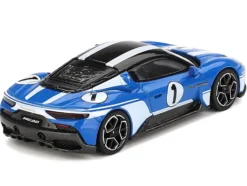 Maserati MC20 #1 Blue with White Stripes and Black Top "Maserati Performance Experience" 1/64 Diecast Model Car by BBR