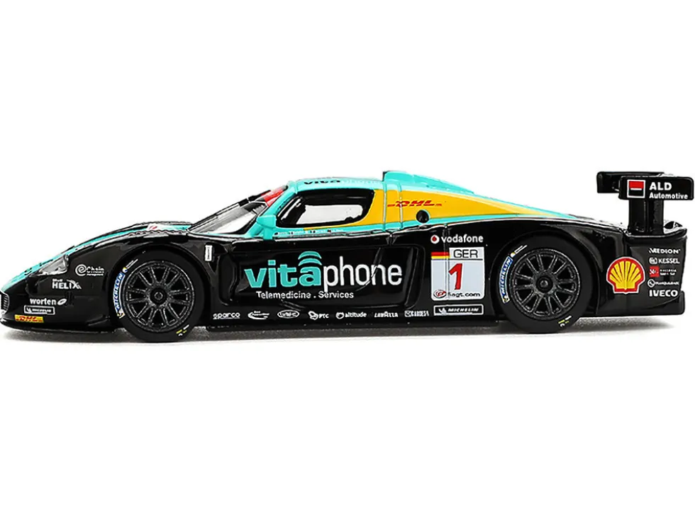 Maserati MC12 Competizione #1 Michael Bartels - Andrea Bertolini - Eric van de Poele - Stephane Sarrazin "Vitaphone Racing Team" Winner "24 Hours of Spa" (2008) 1/64 Diecast Model Car by BBR