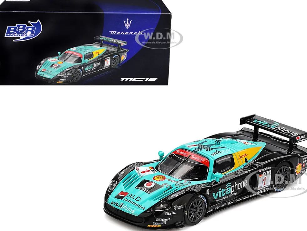 Maserati MC12 Competizione #1 Michael Bartels - Andrea Bertolini - Eric van de Poele - Stephane Sarrazin "Vitaphone Racing Team" Winner "24 Hours of Spa" (2008) 1/64 Diecast Model Car by BBR