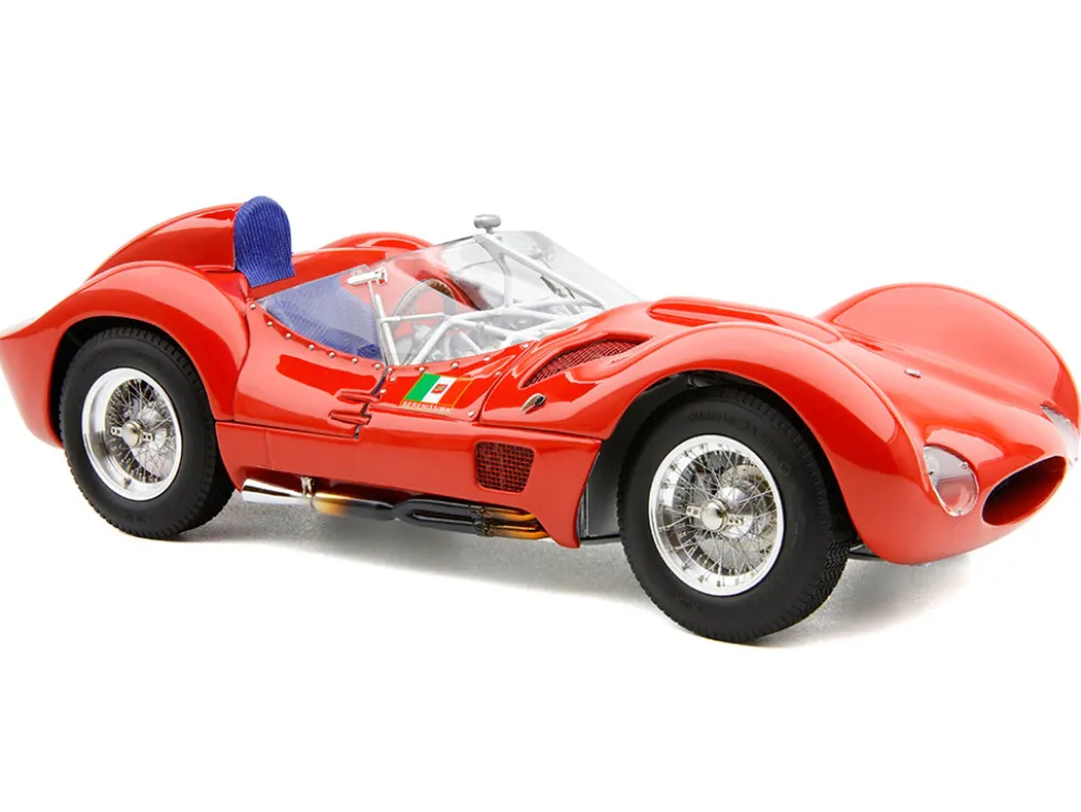 Maserati Tipo 60 "Birdcage" Red "Goodwood Revival 2008 - Nick Mason" Limited Edition to 1000 pieces Worldwide 1/18 Diecast Model Car by CMC