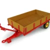Massey Ferguson 3Ton Tipping Bed Drop Sides Trailer 1/32 Diecast Model Universal Hobbies UH5329