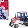 Massey Ferguson 1150 Tractor with Dual Wheels "America 250" Red and Blue 1/64 Diecast Model by ERTL TOMY