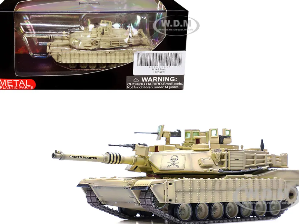 M1A2 TUSK I Battle Tank Ghetto Blaster II U.S. Army 3rd Squadron 3rd Armoured Cavalry Regiment FOB Hammer Iraq 2011 1/72 Diecast Model Panzerkampf 12209PC