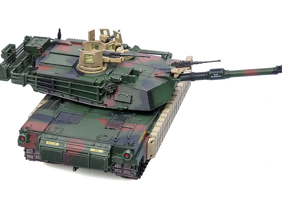 M1A1 TUSK Main Battle Tank U.S.A. 1st Battalion 35th Armor Regiment 1/72 Diecast Model Panzerkampf 12208PA