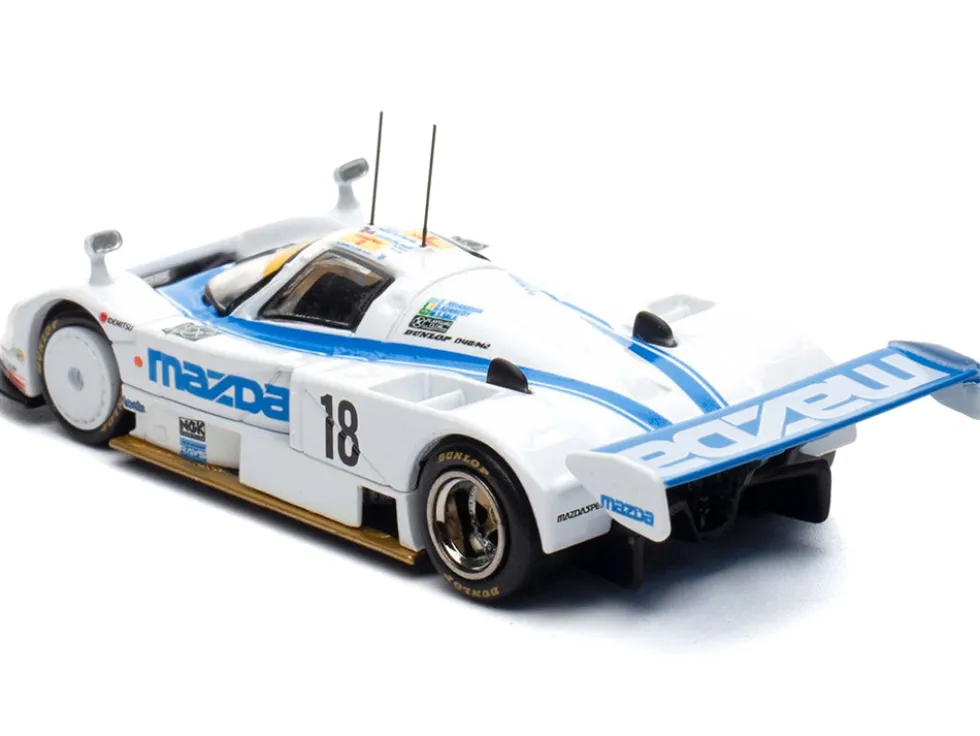 Mazda 787B #18 Stefan Johansson - David Kennedy - Maurizio Sandro Sala "Mazdaspeed" "24 Hours of Le Mans" (1991) 1/64 Diecast Model Car by BM Creations
