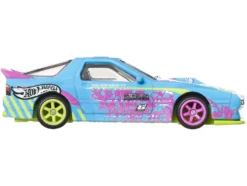 Mazda RX7 FC PANDEM Blue with Graphics