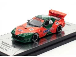 Mazda RX7 (FC3S) "Pandem Aero" RHD (Right Hand Drive) #55 Red and Green "Hong Kong Toycar Salon 2025 Event Edition" 1/64 Diecast Model Car by Inno Models