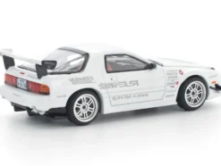 Mazda RX7 (FC3S) RE Amemiya RHD (Right Hand Drive) White 1/64 Diecast Model Car by Pop Race