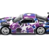 Mazda RX-7 (FD3S) RHD (Right Hand Drive) "BAPE (A Bathing Ape)" Purple Camouflage 1/64 Diecast Model Car by Pop Race