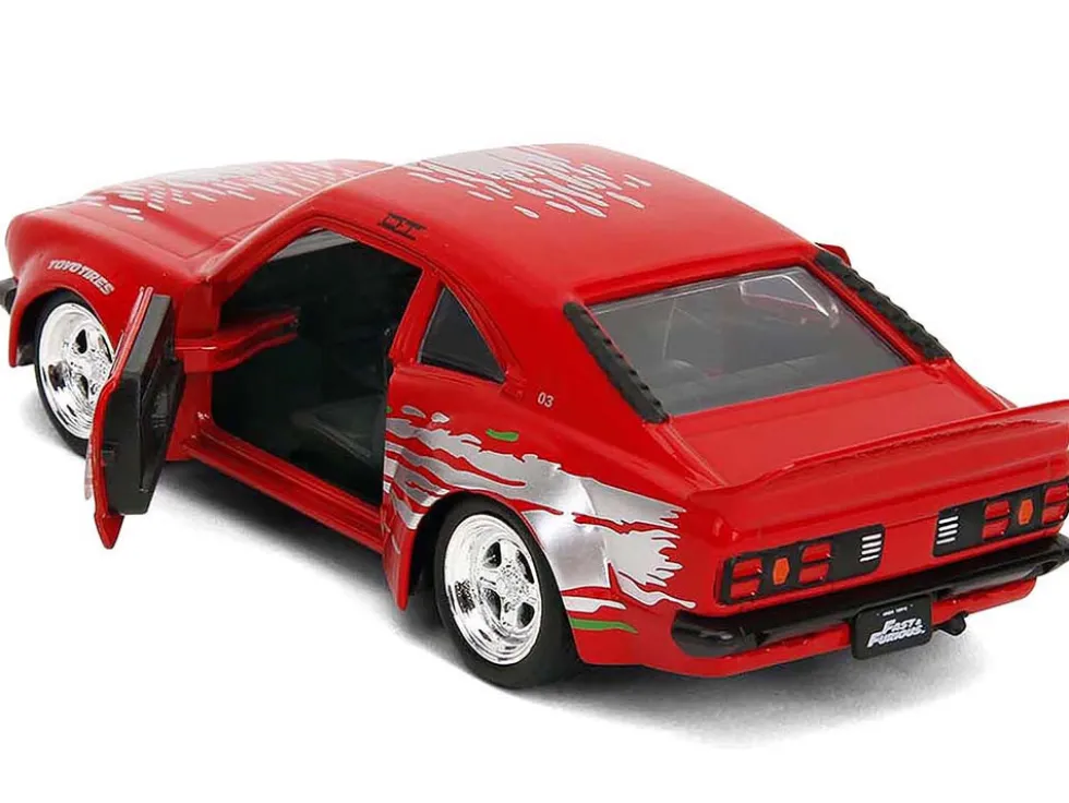 1974 Mazda RX-3 Red with Graphics "Fast & Furious" Series 1/32 Diecast Model Car by Jada