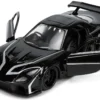 1995 Mazda RX 7 RHD Right Hand Drive Black and Black Panther Diecast Figure The Avengers Hollywood Rides Series 1/32 Diecast Model Car Jada 33078