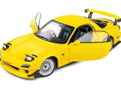 1994 Mazda RX7 Type RS (FD3RS) RHD (Right Hand Drive) Yellow 1/18 Diecast Model Car by Solido