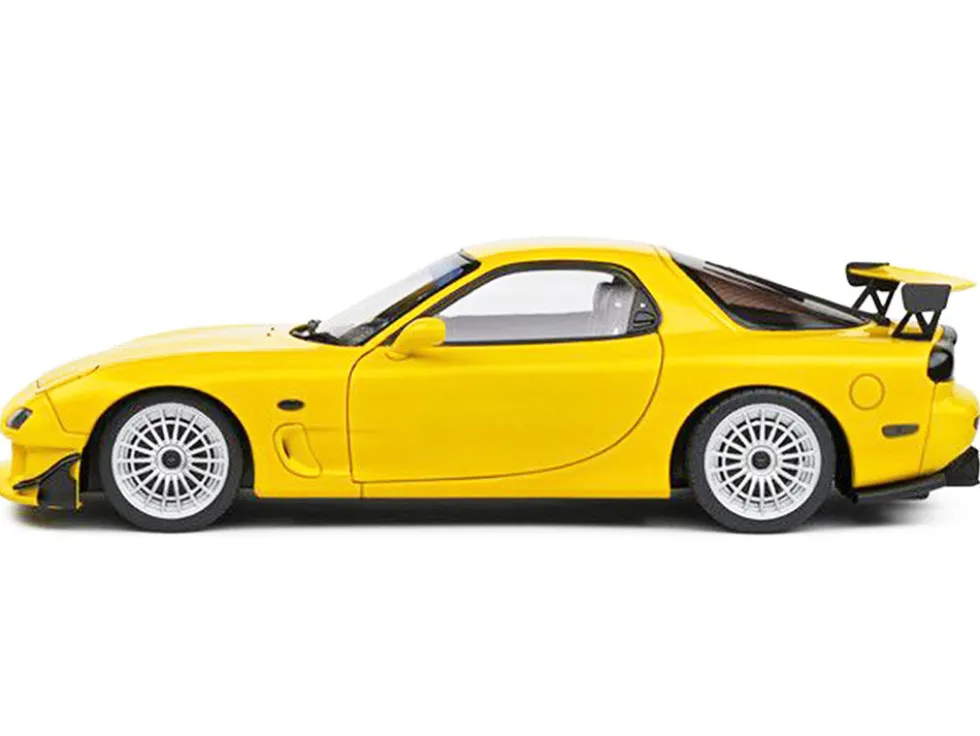 1994 Mazda RX7 Type RS (FD3RS) RHD (Right Hand Drive) Yellow 1/18 Diecast Model Car by Solido