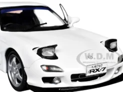 2001 Mazda RX7 Type RS (FD3S) RHD (Right Hand Drive) White 1/18 Diecast Model Car by Solido