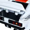 1974 Mazda RX-3 White Red Stripe Graphics Saitama Diecast Figure One Punch Man 2015-2019 TV Series 1/24 Diecast Model Car Jada 33688