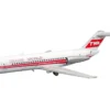 McDonnell Douglas DC-9-15 Commercial Aircraft "Trans World Airlines" (N1067T) White with Red Stripes 1/400 Diecast Model Airplane by V1:400