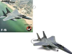 McDonnell Douglas F-15A Eagle Aircraft "Spittin Kittens, 5th Fighter-Interceptor Squadron, Tactical Air Command, Minot AFB" (1985) United States Air Force 1/100 Diecast Model Airplane